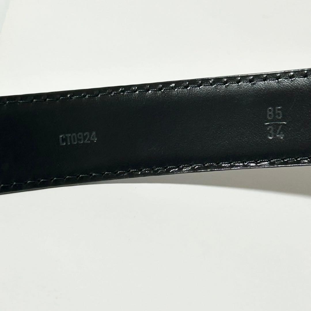 美品 ルイヴィトン ベルト M6832 エピ サンチュール クラシック ブラック
