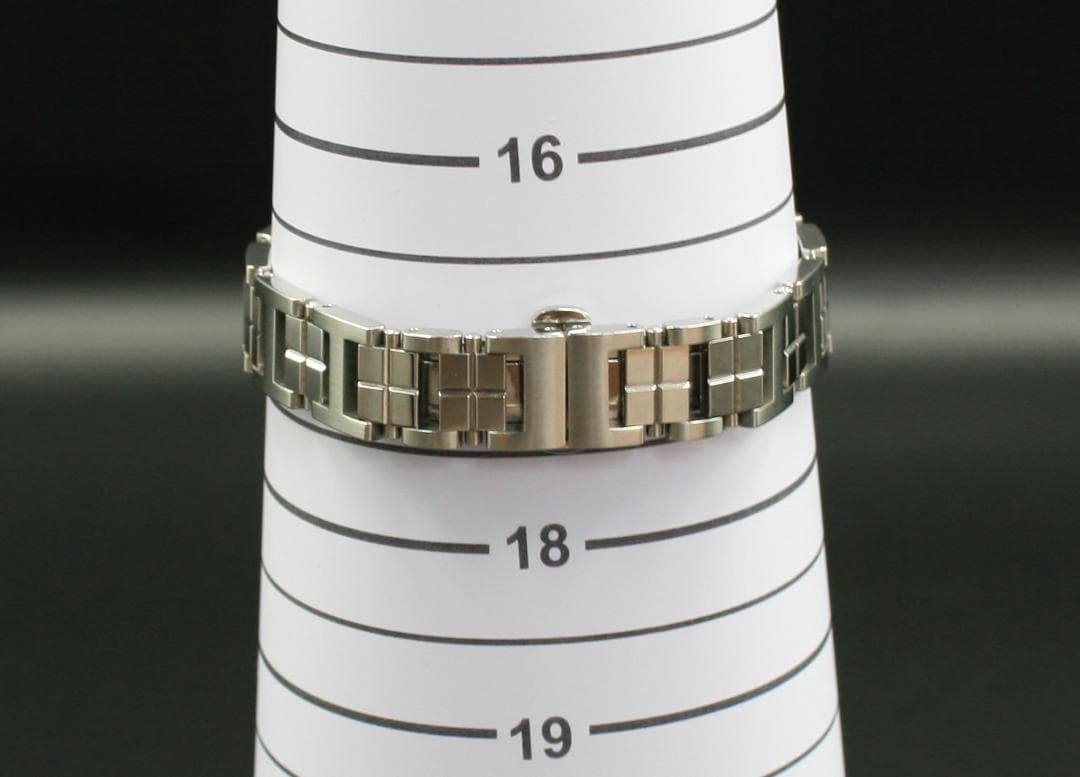 極美品 イヴサンローラン 腕時計 クオーツ シルバー文字盤 ステンレス