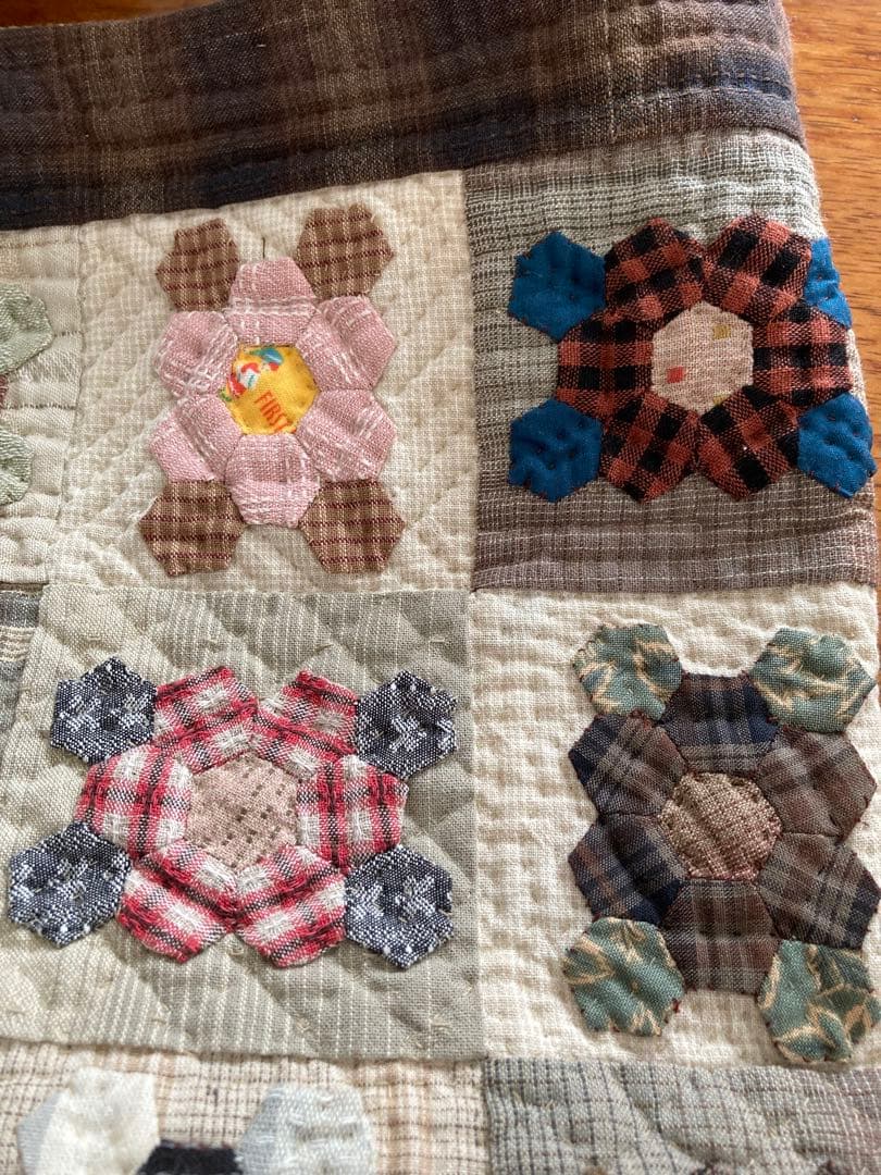 パッチワークキルトのトートバッグ