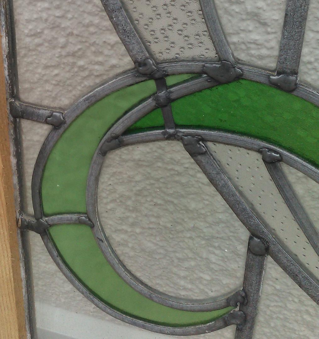 ステンドグラス大　窓枠３枚　中国五県・九州北部・近畿西部の方に限定
