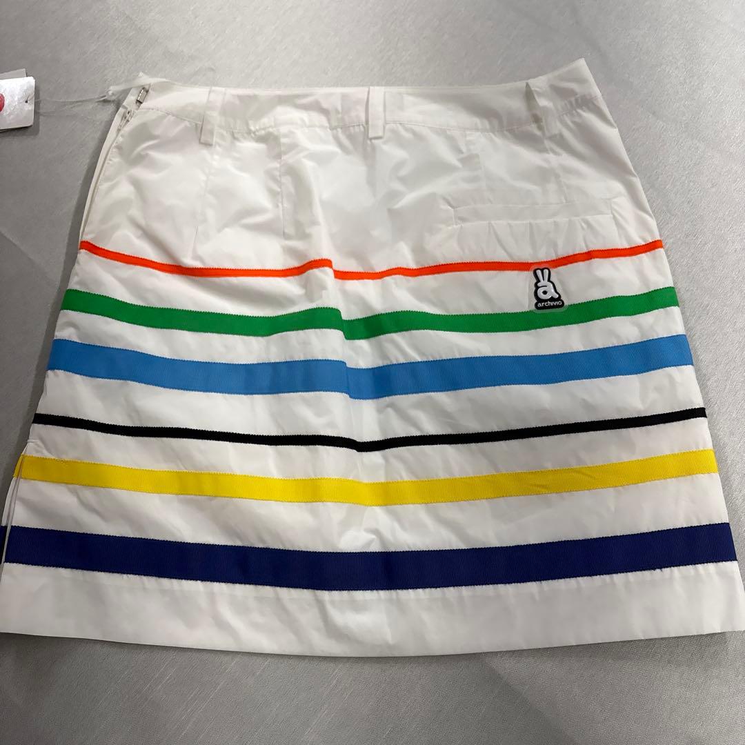 38 ARCHIVIO リボンボーダースカート