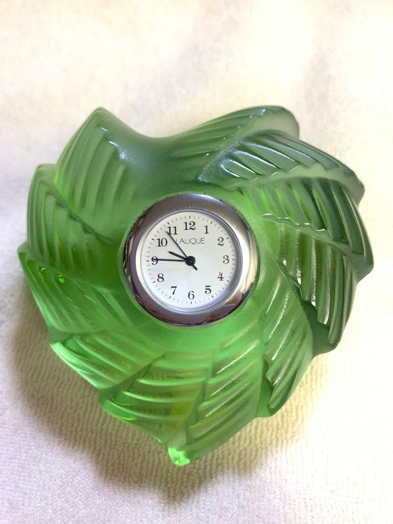 LALIQUE ラリック 時計 バレンタインハート ルネ・ラリック インテリア