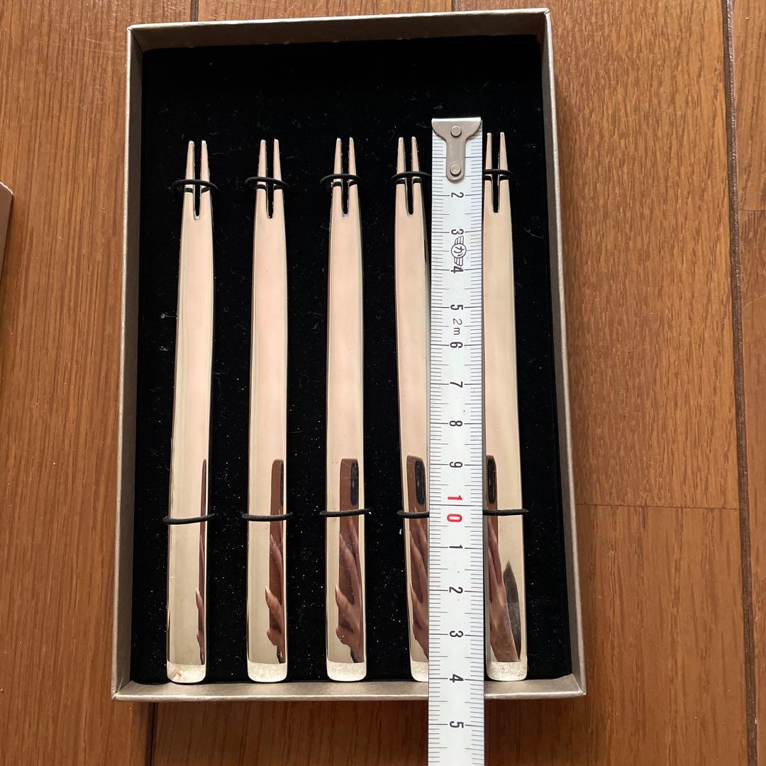 クリストフル　Christofle デザートフォーク　5本セット　シルバー製品