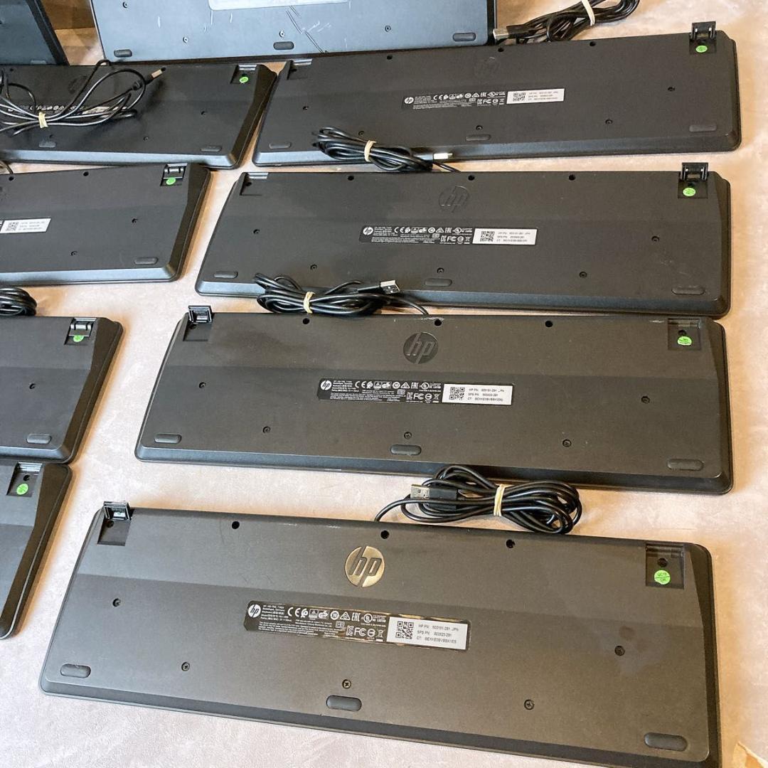 HP USBキーボード 13台セット　　キーボード　まとめ売り　ノートパソコン