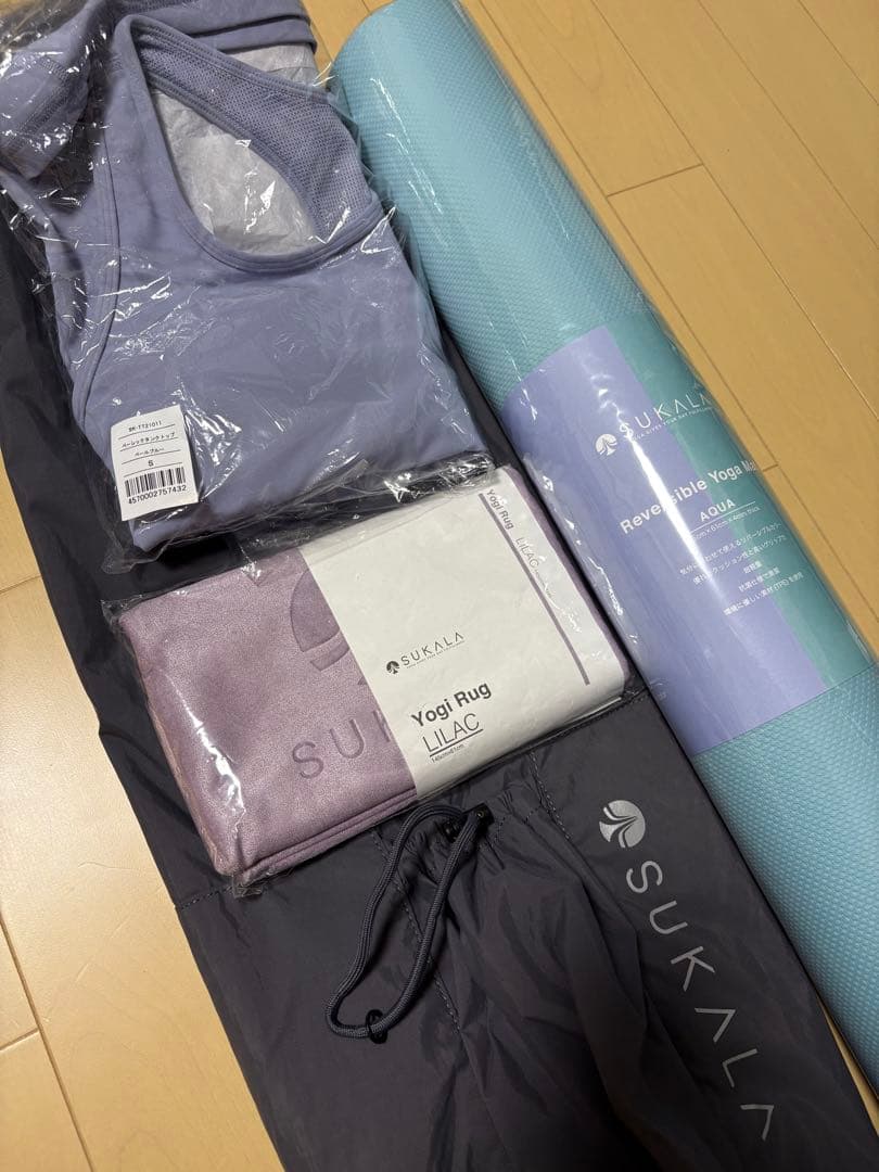 【いちご】LAVA SUKARA ヨガマットセット