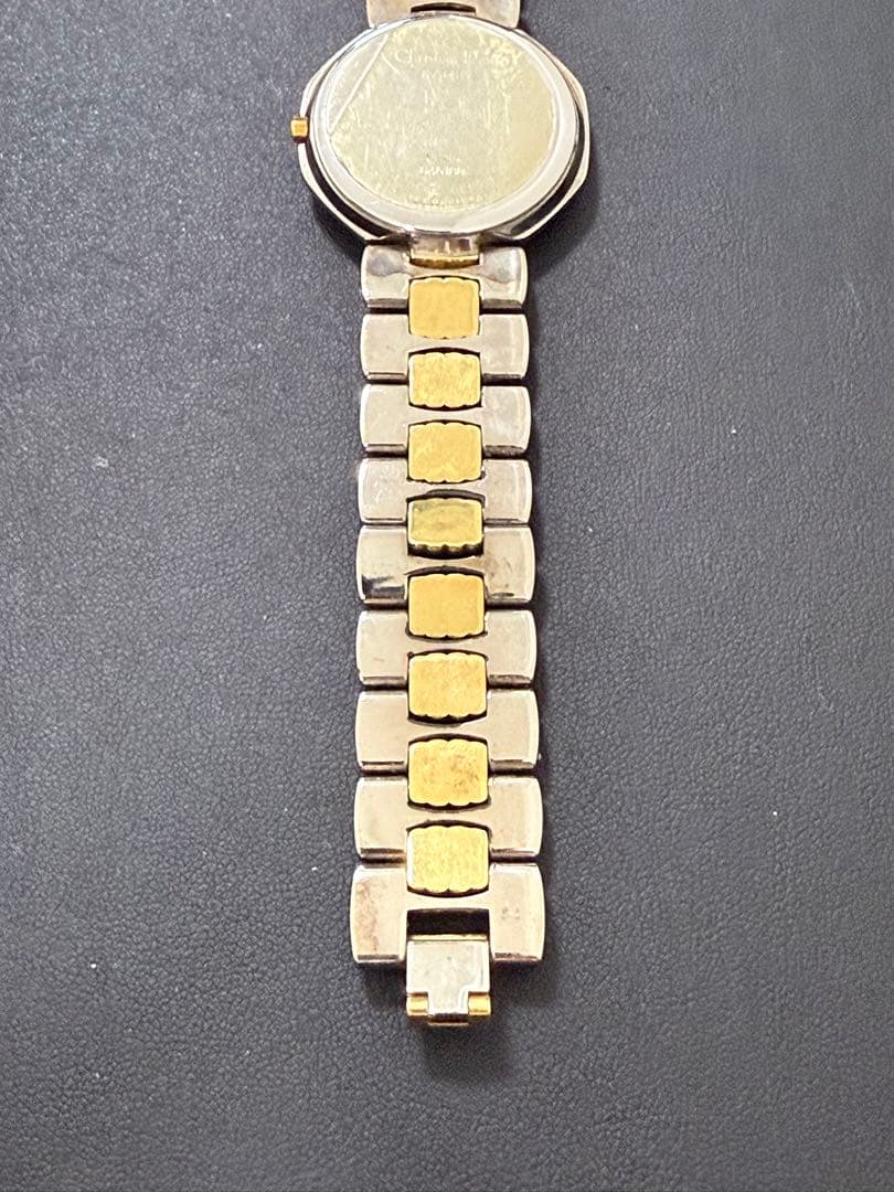 Christian Dior オクタゴン 腕時計 ゴールド文字盤 シルバー