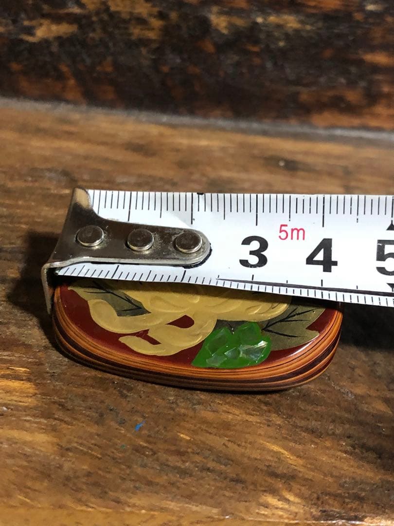 本金蒔絵　ブローチ