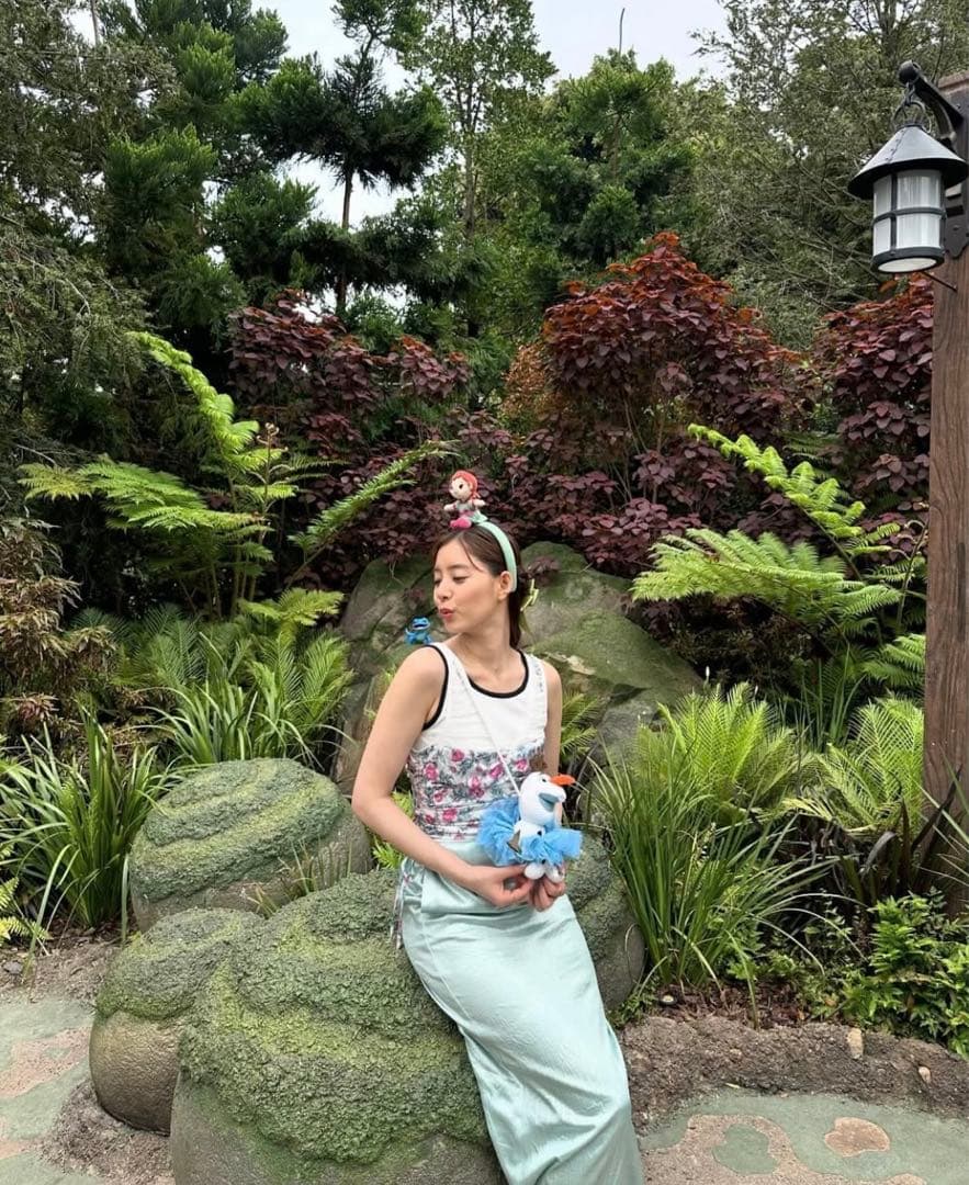 トップス fetico FLOWER PRINT GATHERED TOP