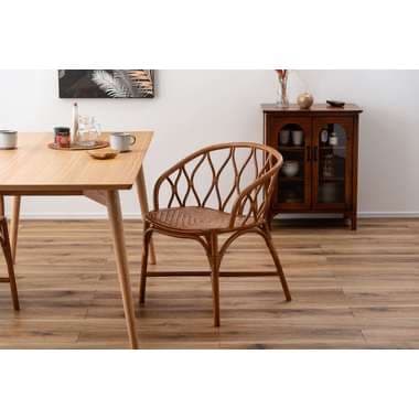 メーカー直送 東屋　NRS-506BR ラタンチェア ブラウン ラタン製