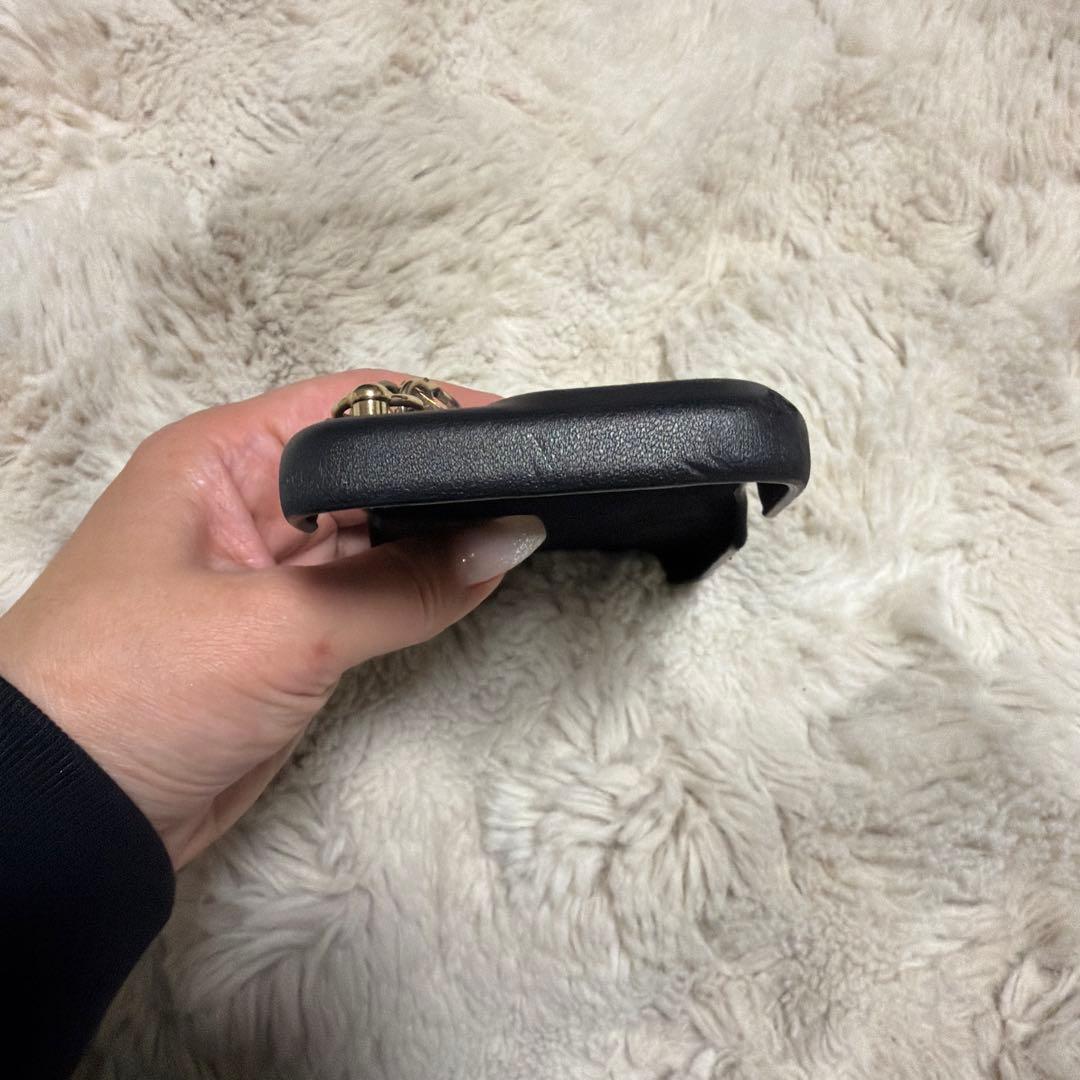 DIORブラックiPhone15Proケース