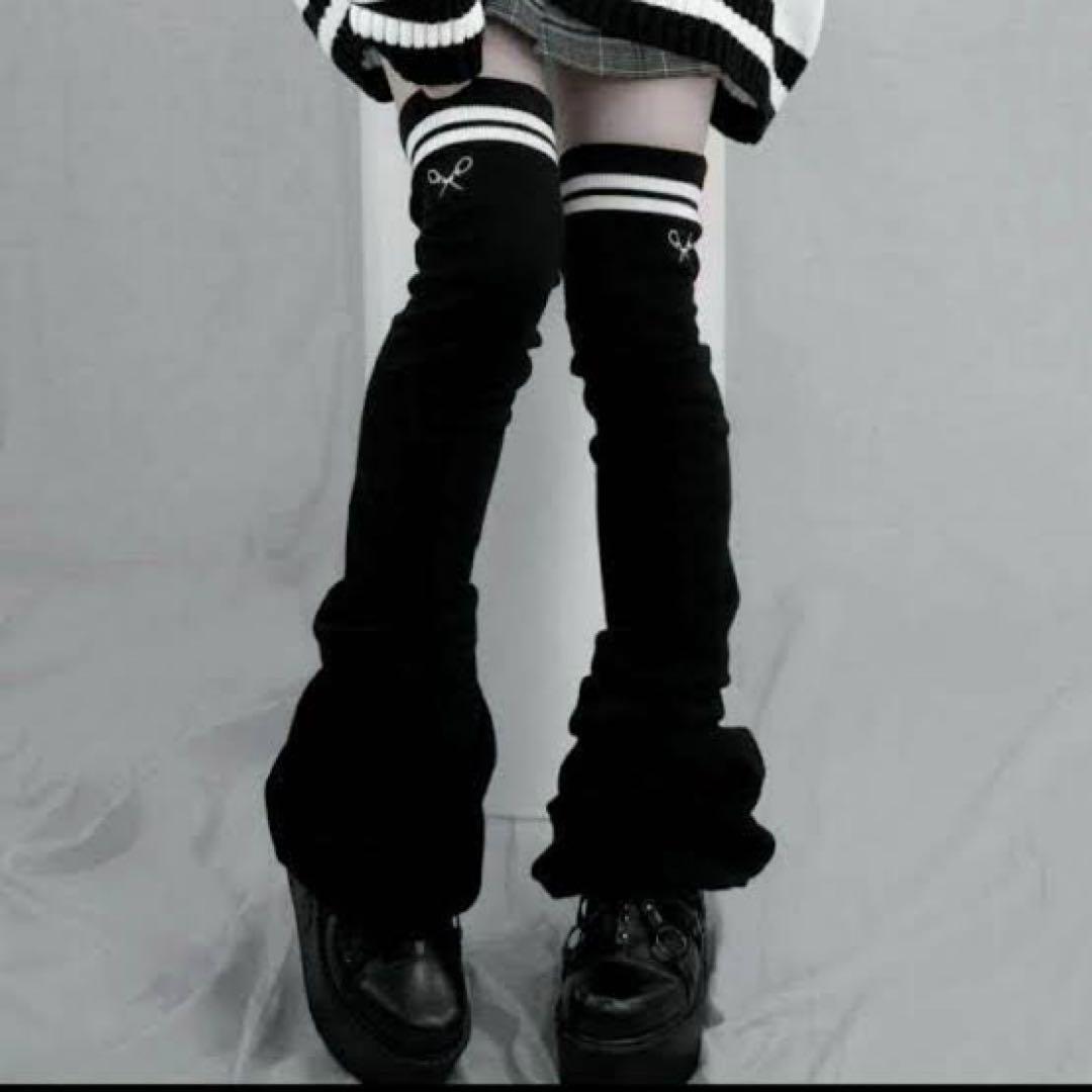 DimMoire 学園ニーハイウォーマー BLACK