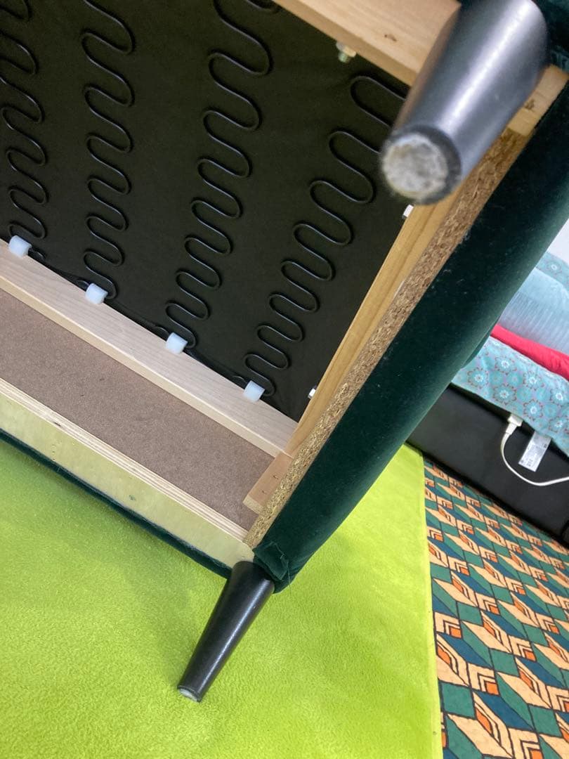 【IKEA】STRANDMON ストランドモン／ウイングチェア ／ダークグリーン