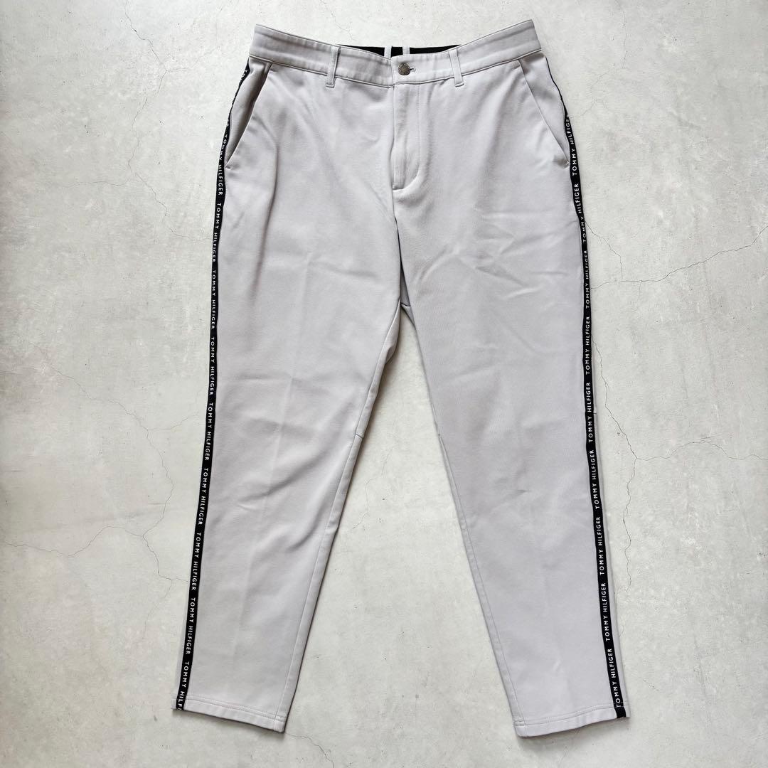   GOLF 3Dテーパードパンツ 裏起毛 ロゴテープ