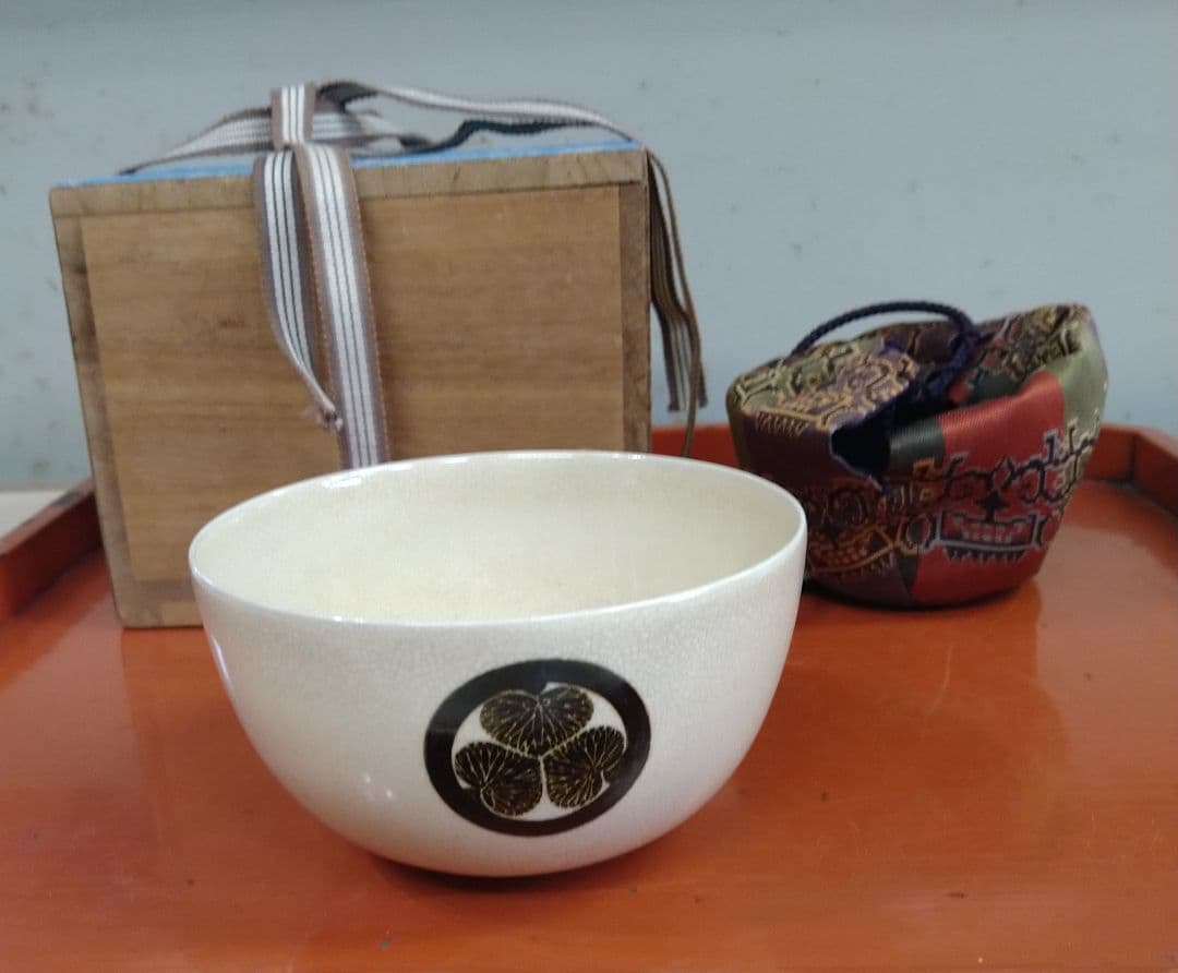 古清水拝領葵御紋茶碗 R106春