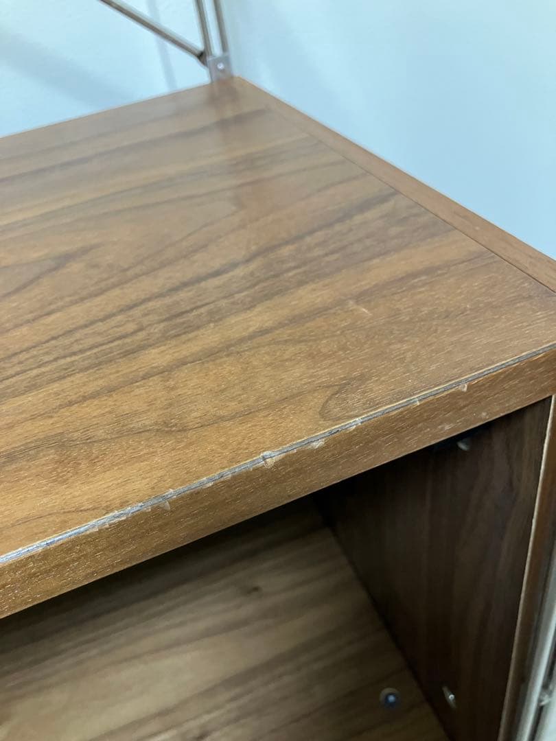 無印良品　ユニットシェルフ　フラップ扉ボックス