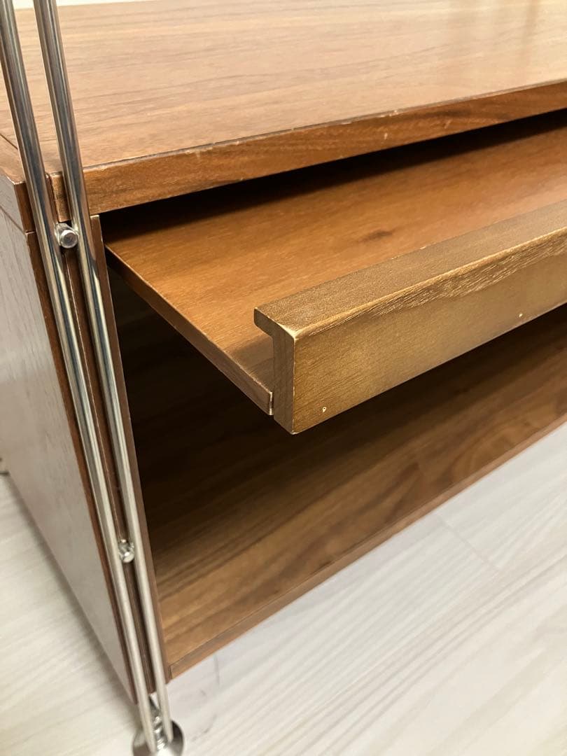 無印良品　ユニットシェルフ　フラップ扉ボックス