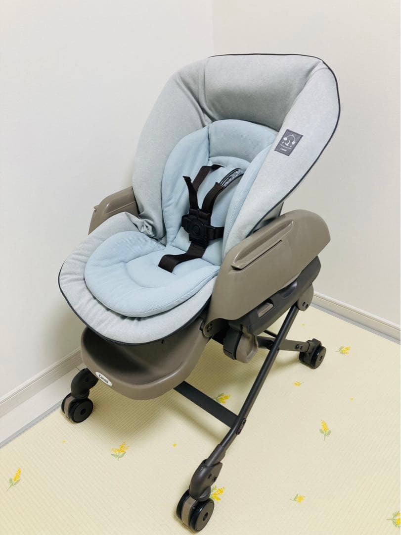 【極美品】Combi コンビ ネムリラ AUTO SWING 保証有ミントグレー