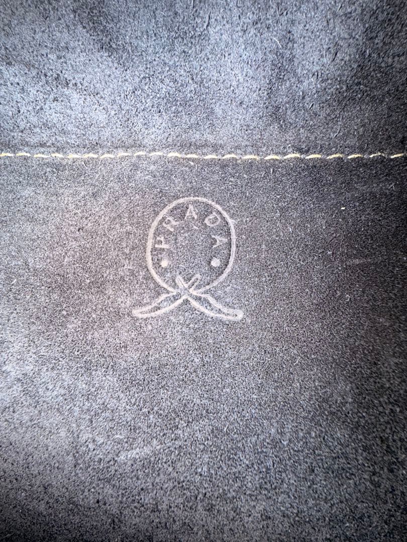 PRADA 90s ヴィンテージ レザー×パイソン フリンジ ショルダーバッグ