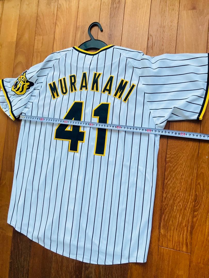 ミズノ　阪神タイガース　村上　ホーム　ユニフォーム　メンズ　M 刺繍