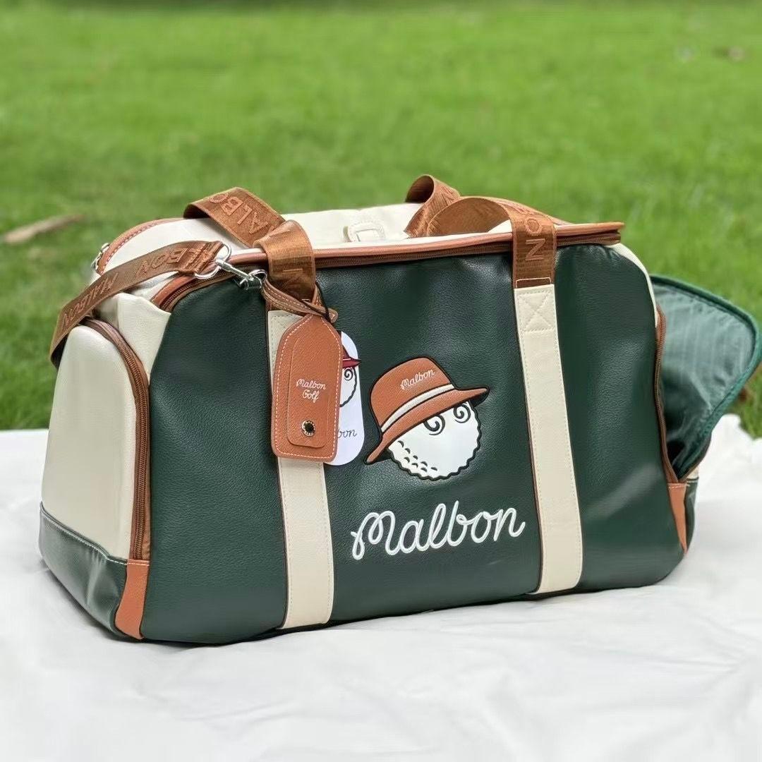 即発送●マルボンゴルフボストンバッググリーン