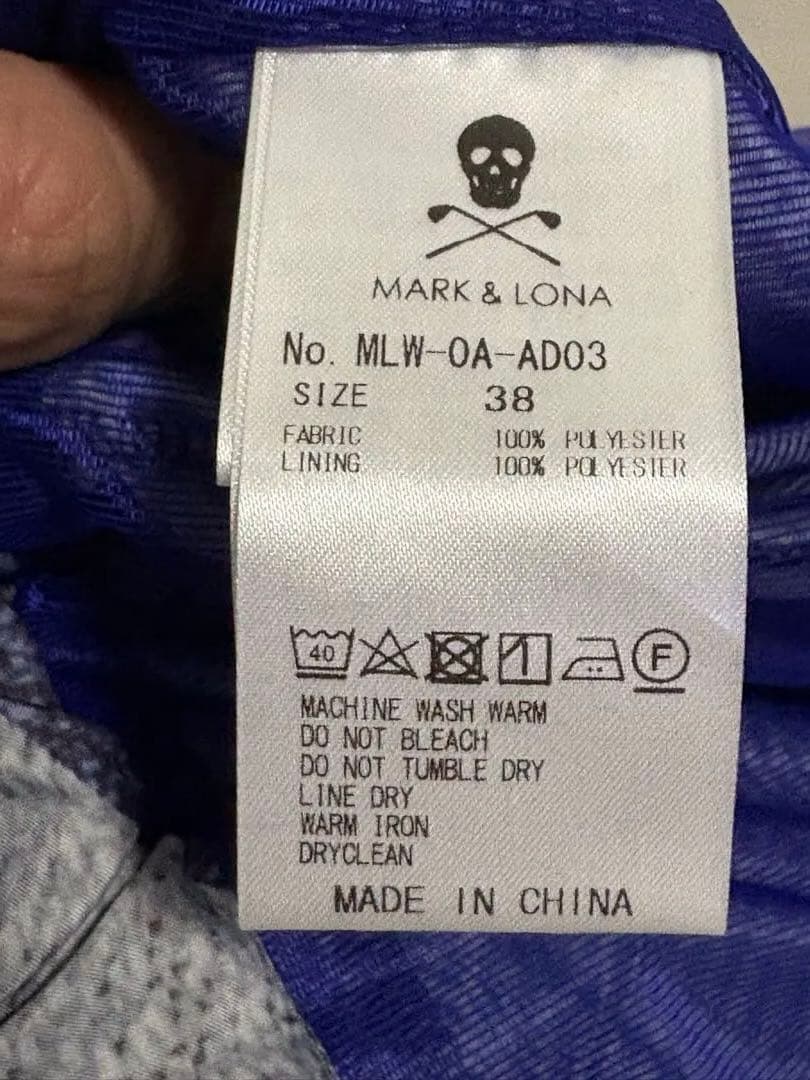 新品 タグ付 MARK&LONA レディースゴルフ 撥水ブルゾン M ゴルフ