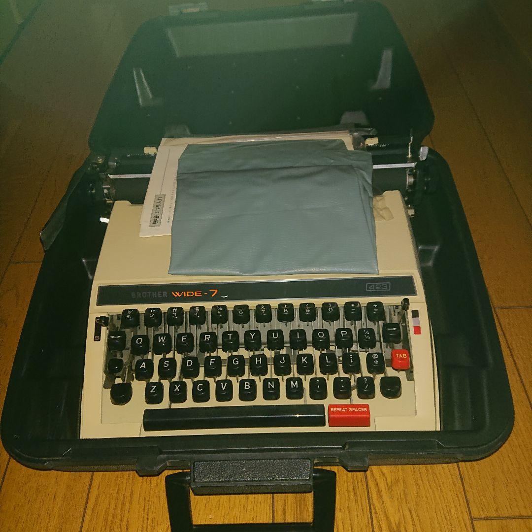 ブラザータイプライターWIDE-7