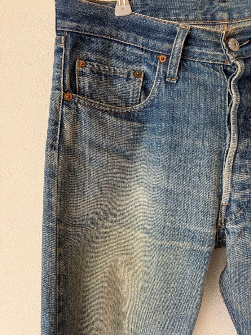 リーバイス501 66前期ノーリペア　実寸W32 縦落ち良好　ゴールデンサイズ