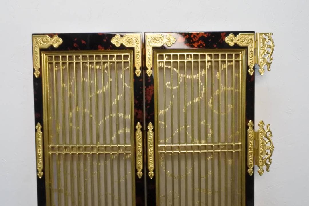 限定値下　【収集品】中扉　純金箔　仏壇　仏具　2752