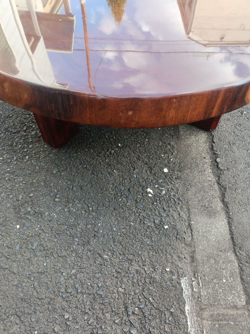 早い者勝ち　一枚板 ローテーブル　木製　高級　重厚