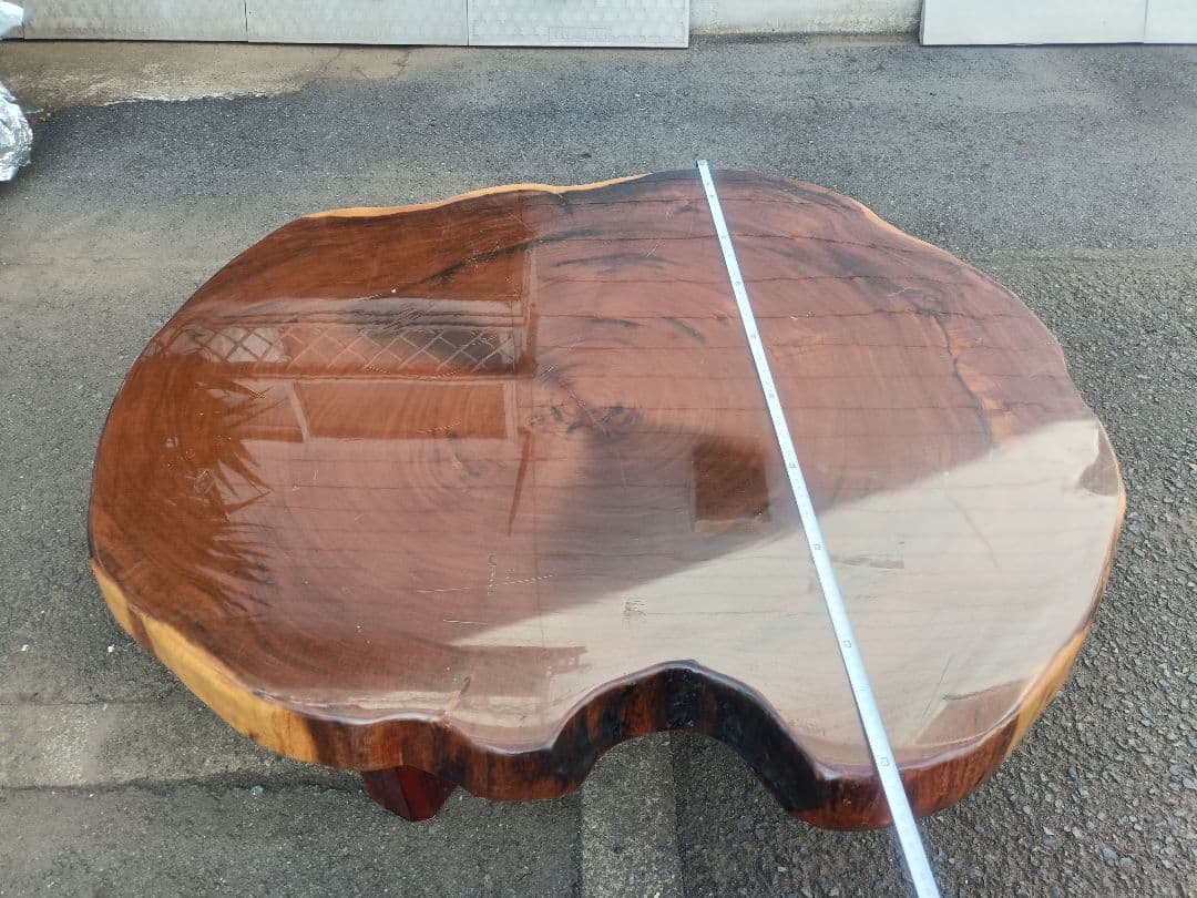 早い者勝ち　一枚板 ローテーブル　木製　高級　重厚