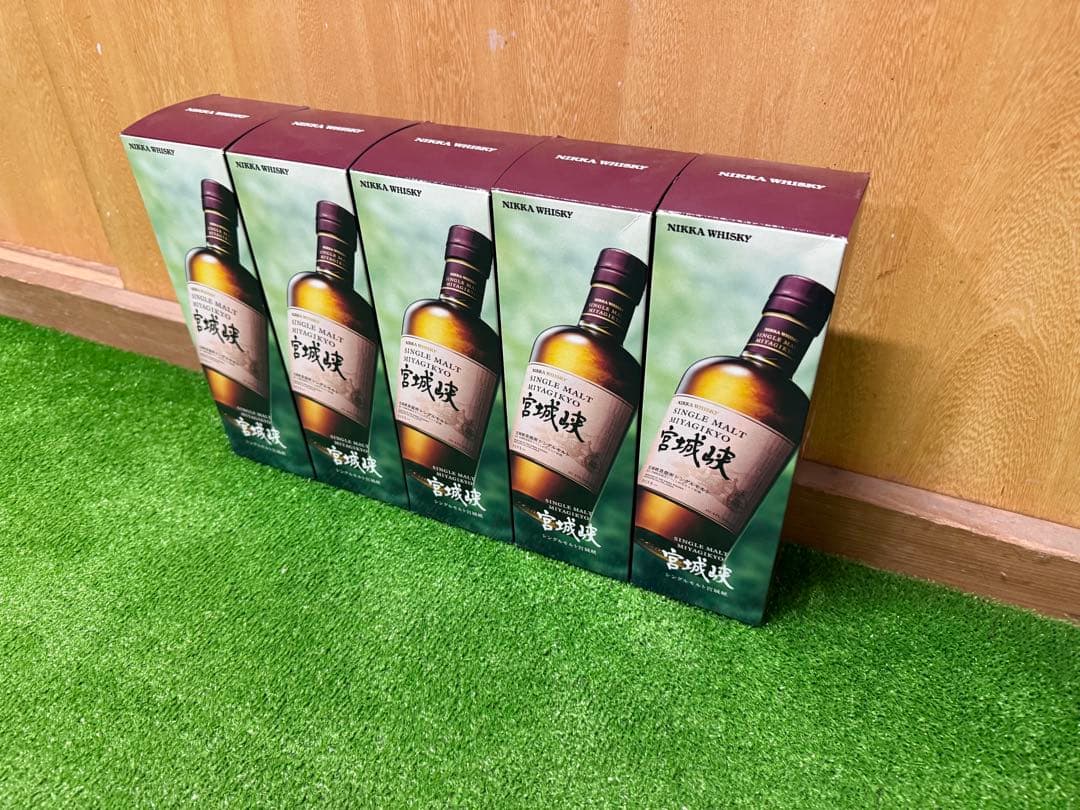 ニッカウイスキー シングルモルト 宮城峡 5本セット