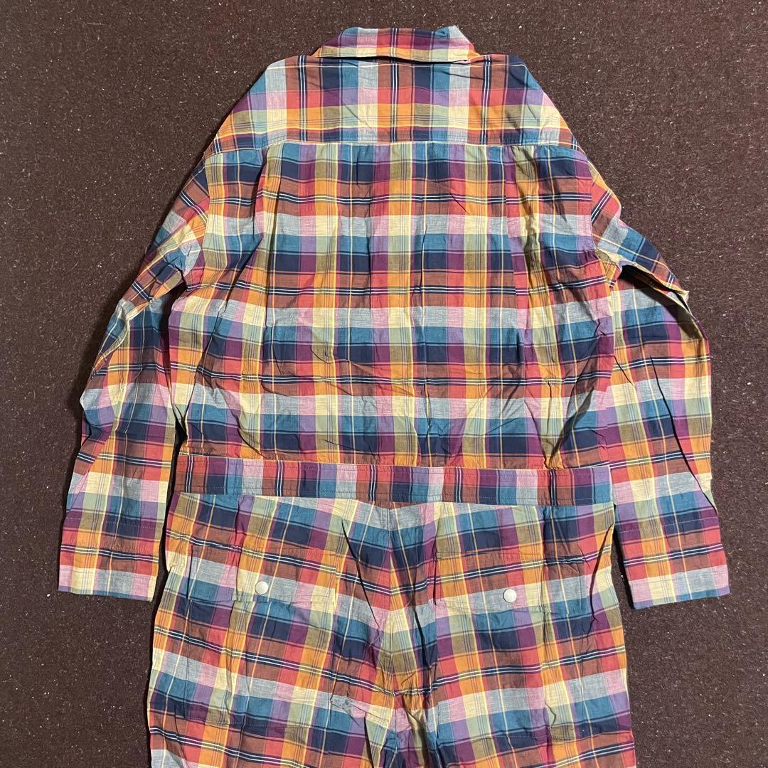 新品 ts(s)×Suicoke オールインワン M つなぎ マドラスチェック