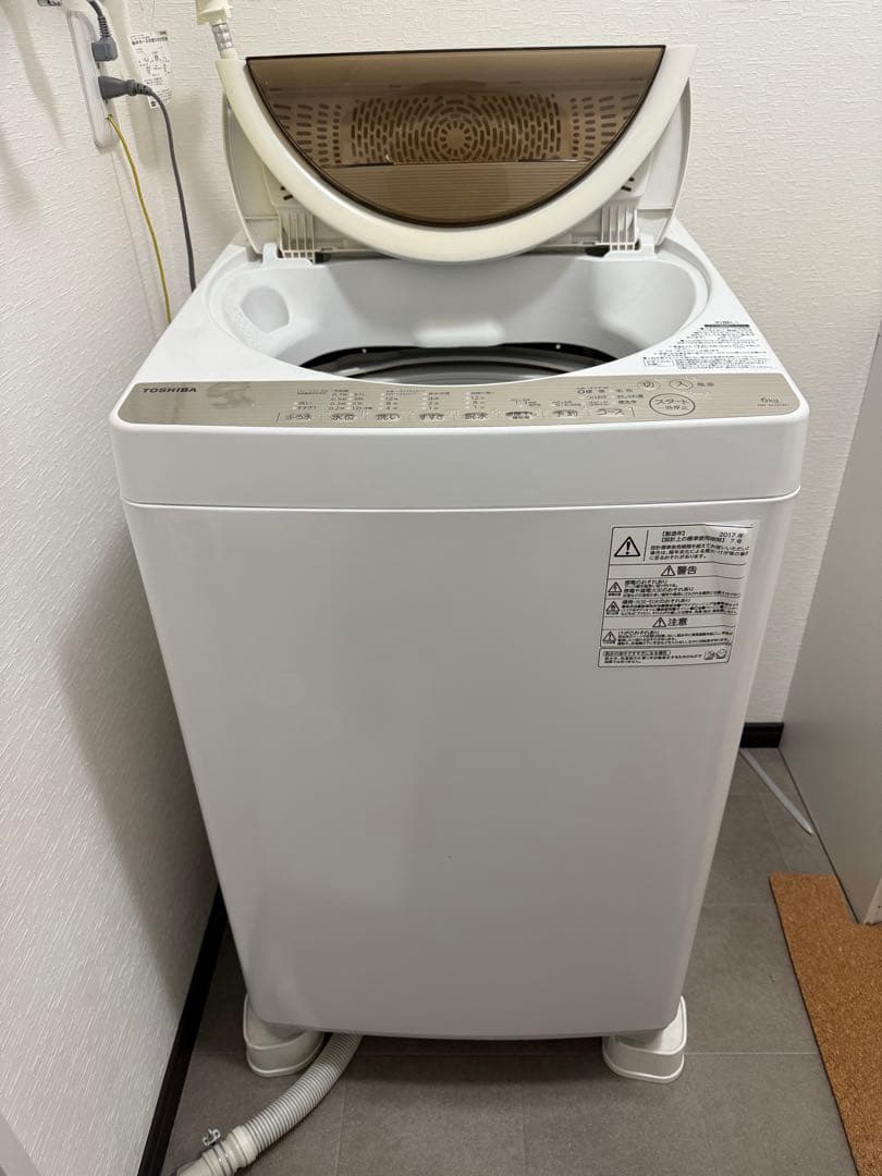 東芝　TOSHIBA 洗濯機　2017年　中古　格安