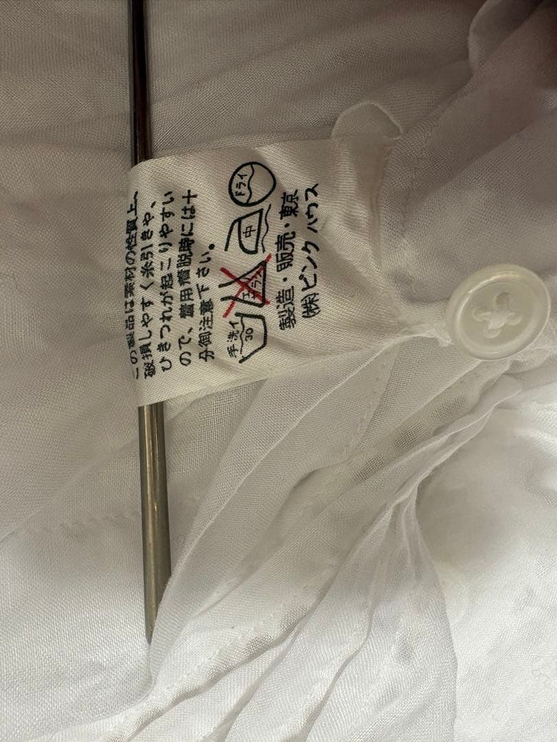 ピンクハウス 綿ローン 段々レース襟 ブラウス カネコイサオ