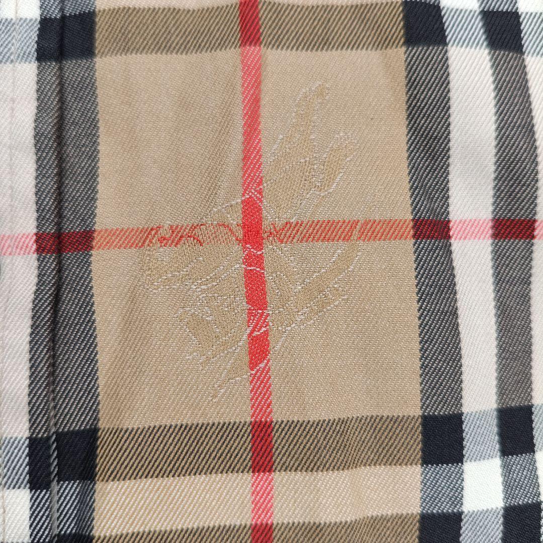 美品✨バーバリー　ノバチェック　全面シャドーホース　長袖ドレスシャツ L