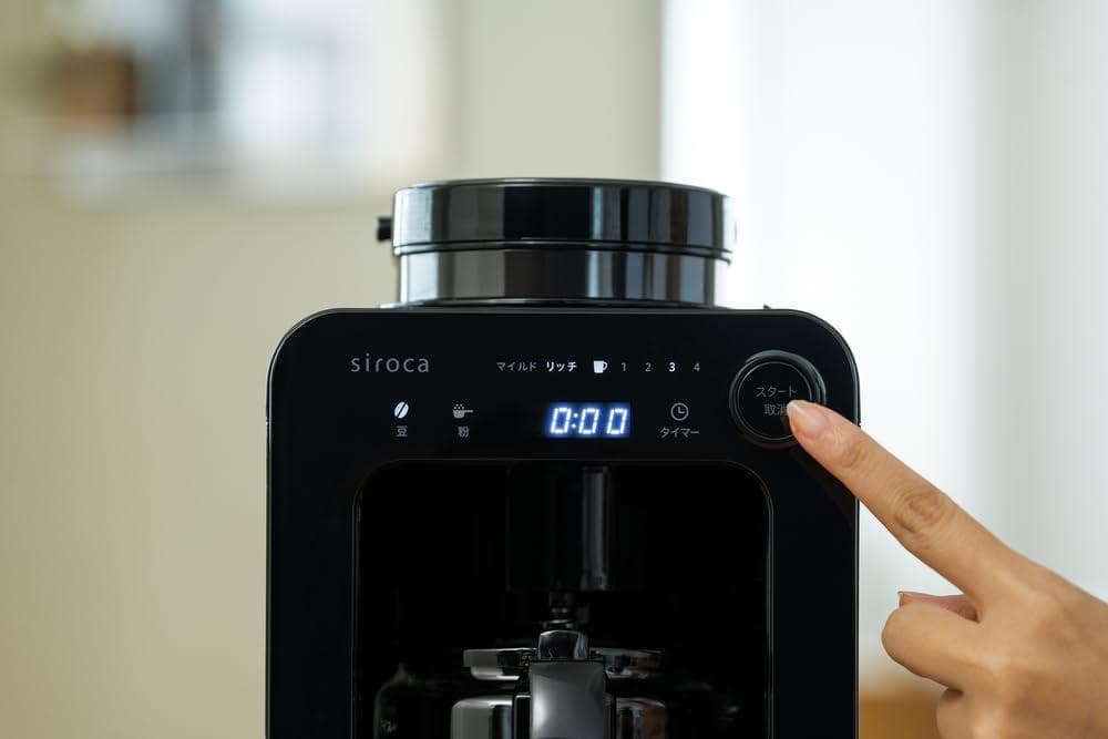 シロカ 全自動コーヒーメーカー SC-A271 ブラック 新品