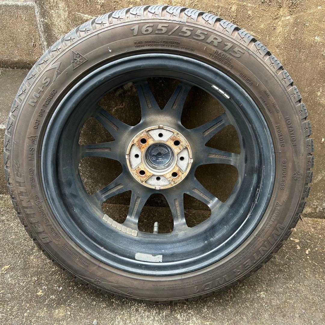 165/55R15 ホイール•スタッドレスタイヤセットfinalmind