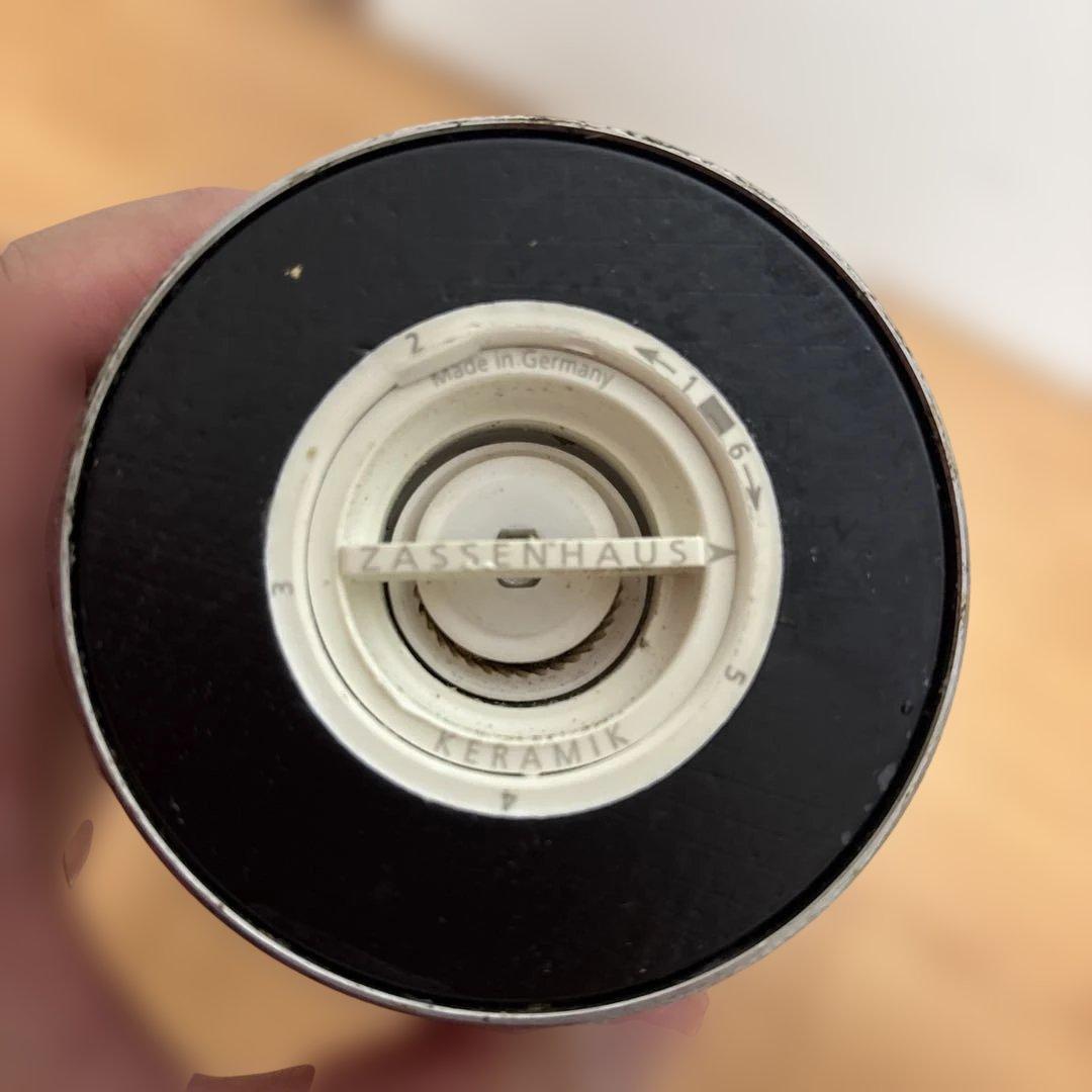 ZASSENHAUS ペッパーミル 黒