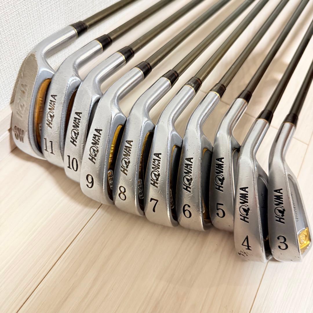 HONMA LB-280 NEW H&F ゴールドライン アイアンセット　10本