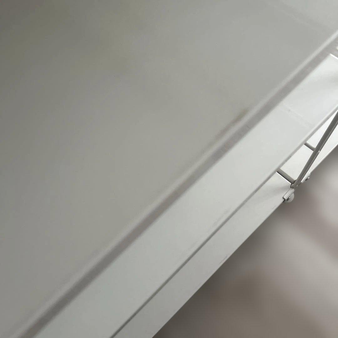 スチールユニットシェルフ・スチール棚セット・小・ライトグレー　2列