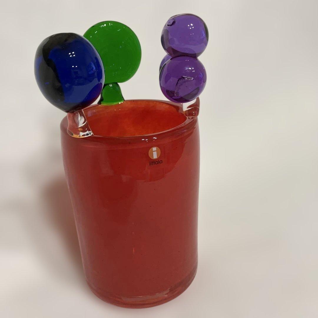 イッタラ ポムポムベース 120mmレッド【希少】