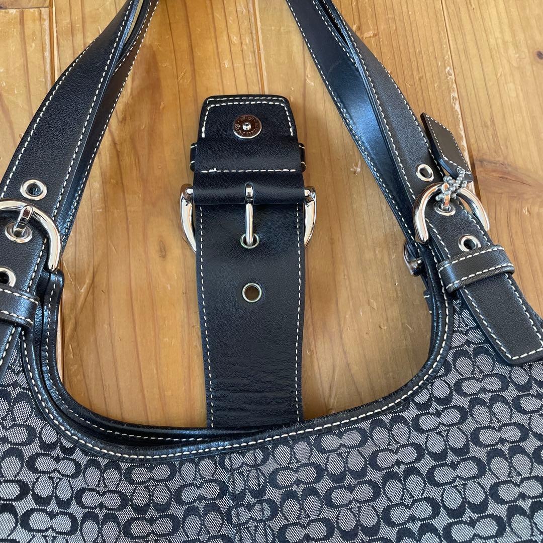 Coach SOHO ワンショルダーバッグ ブラック/グレー