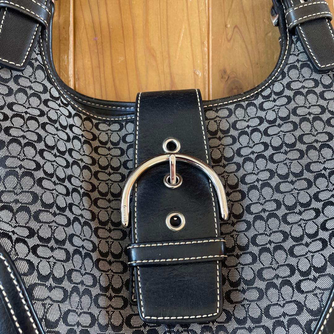 Coach SOHO ワンショルダーバッグ ブラック/グレー