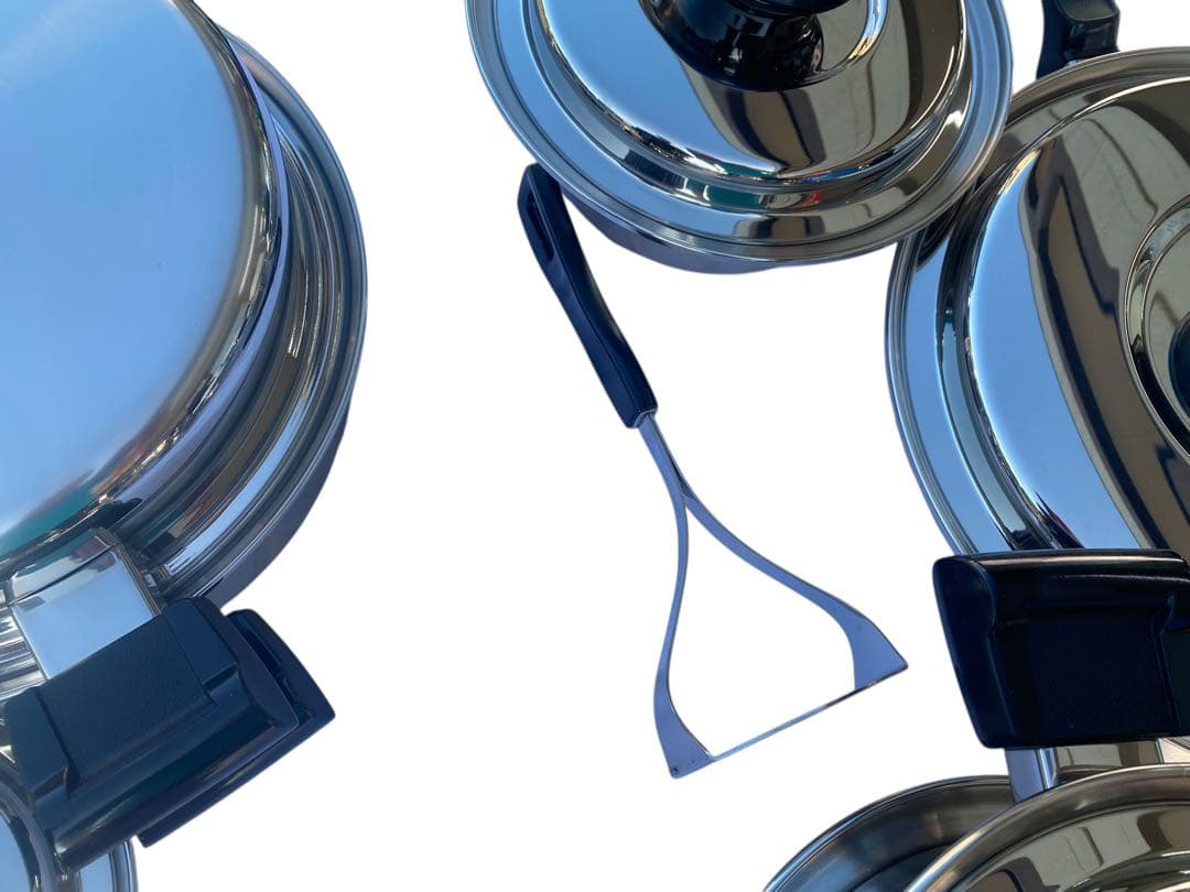 INDUCT A CORE ステンレス製鍋・フライパンセット 未使用品