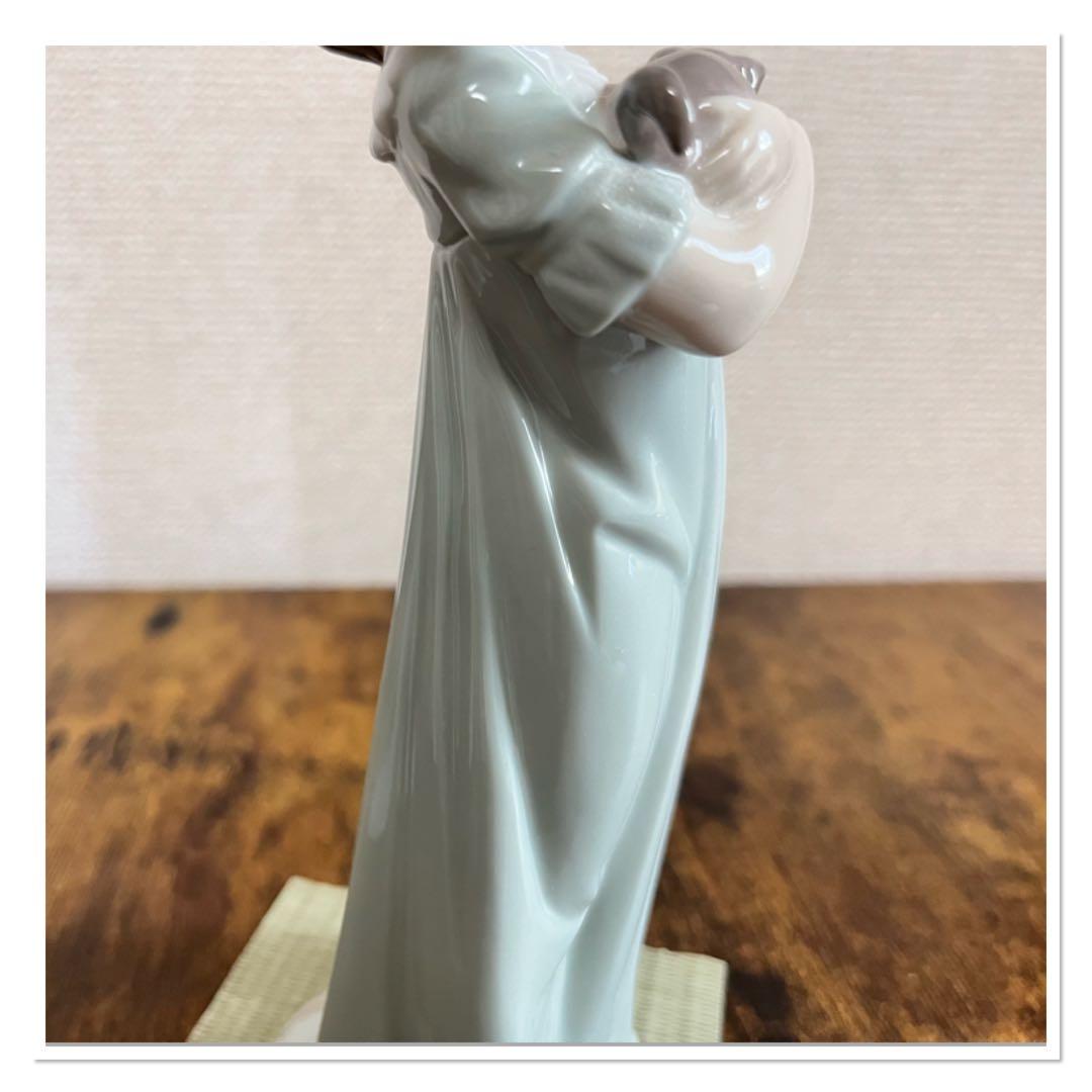 【美品】LLADRO リヤドロ 5743 私のことも忘れないで 女の子 猫