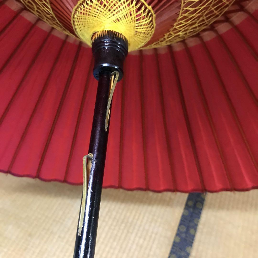 本物　貴重　蛇の目傘（羽二重）ケース付