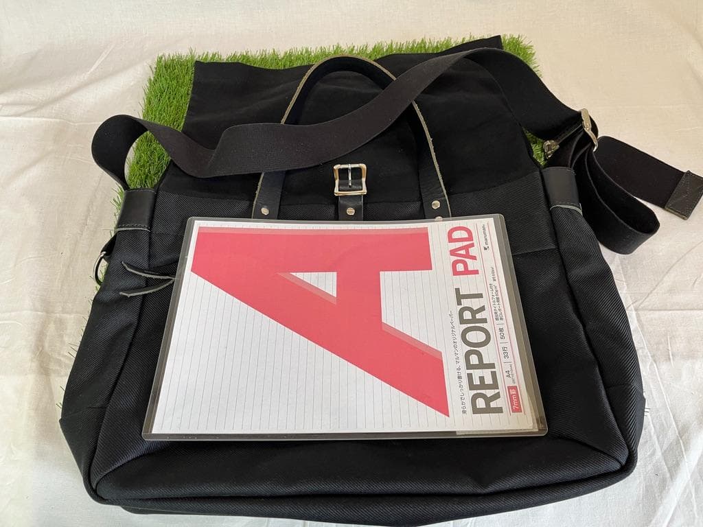 nanamica ブリーフケース 黒 日本製 CORDURA