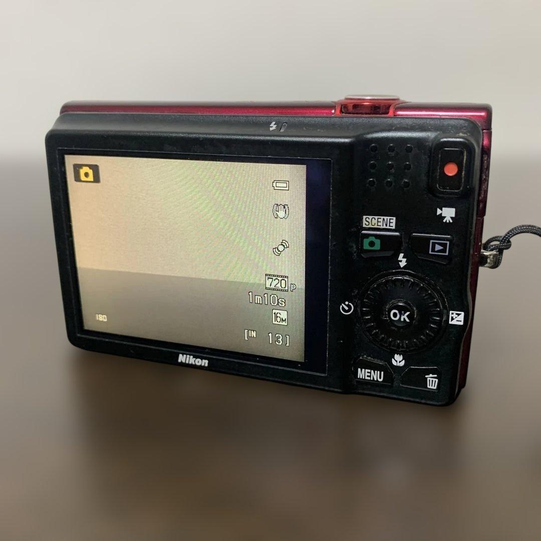 Nikon COOLPIX S6200 レッド 動作確認済