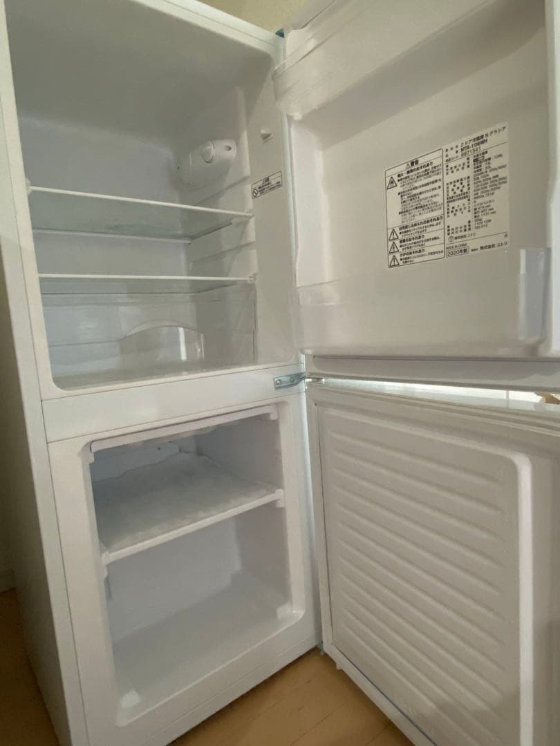 NTR-106WH 2ドア冷蔵庫