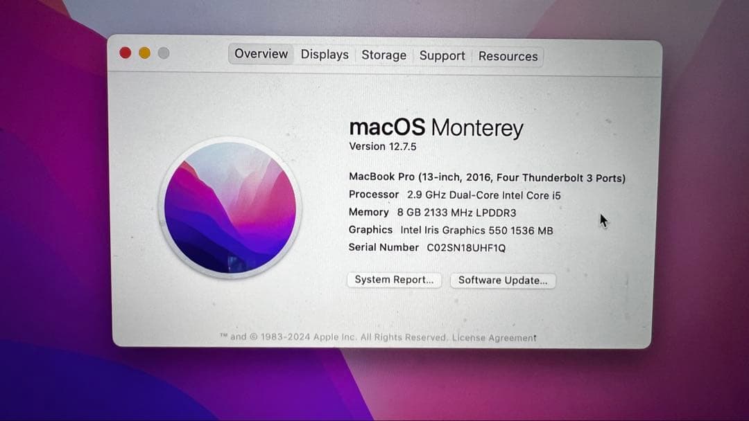 Apple MacBook Pro 13 2016 ジャック